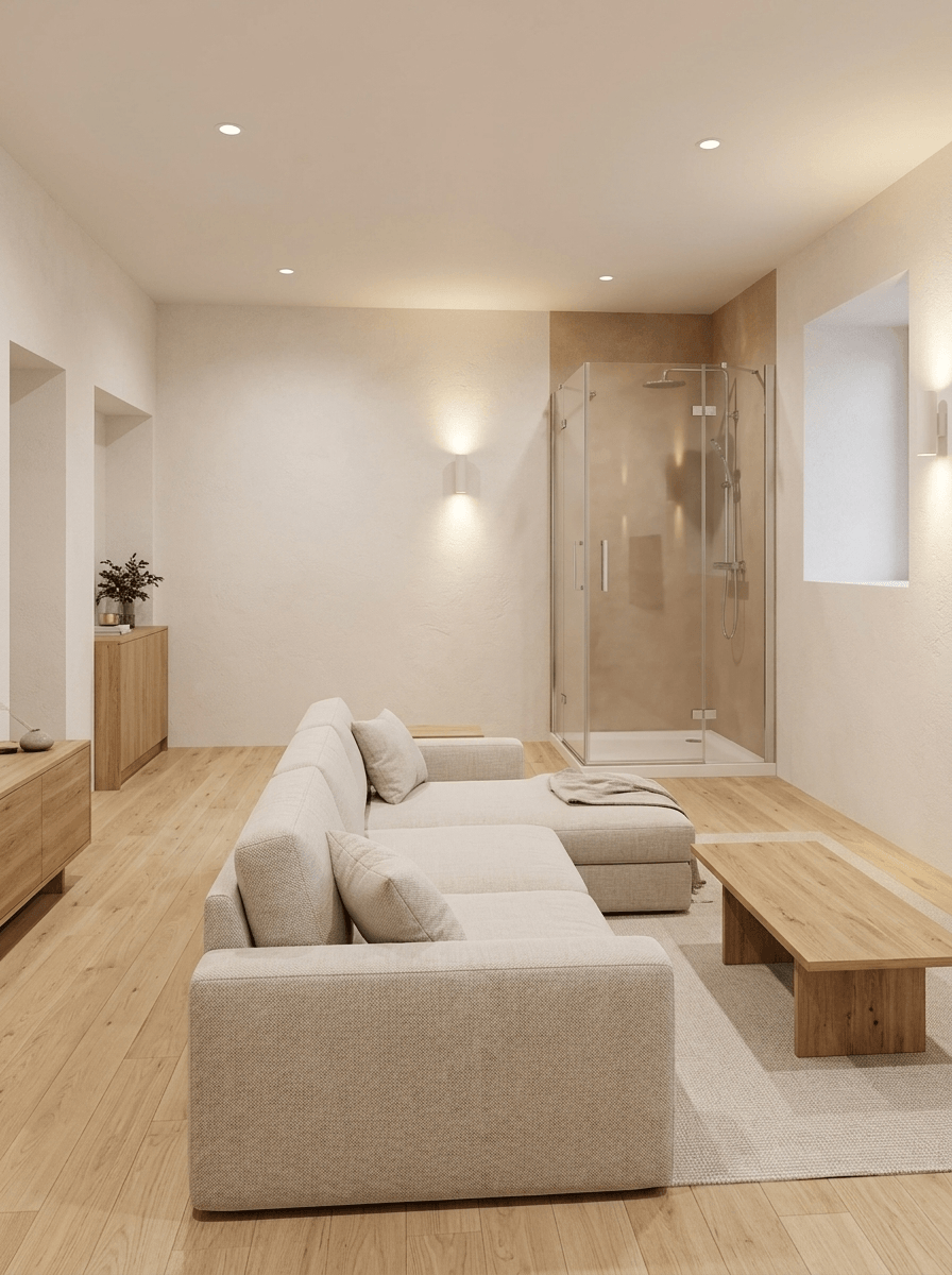 Minimalism Oturma Odası design — interior photo by GenRoom AI