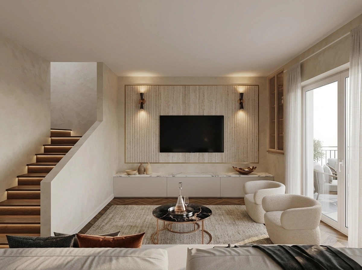Interior design in Contemporary style — Living Room by GenRoom AI