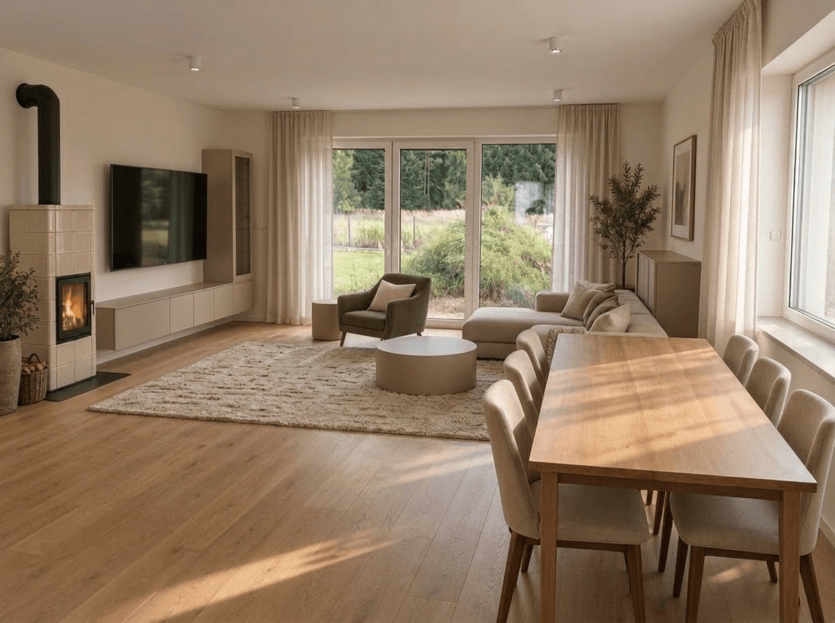 Interior design in Contemporary style — Living Room by GenRoom AI