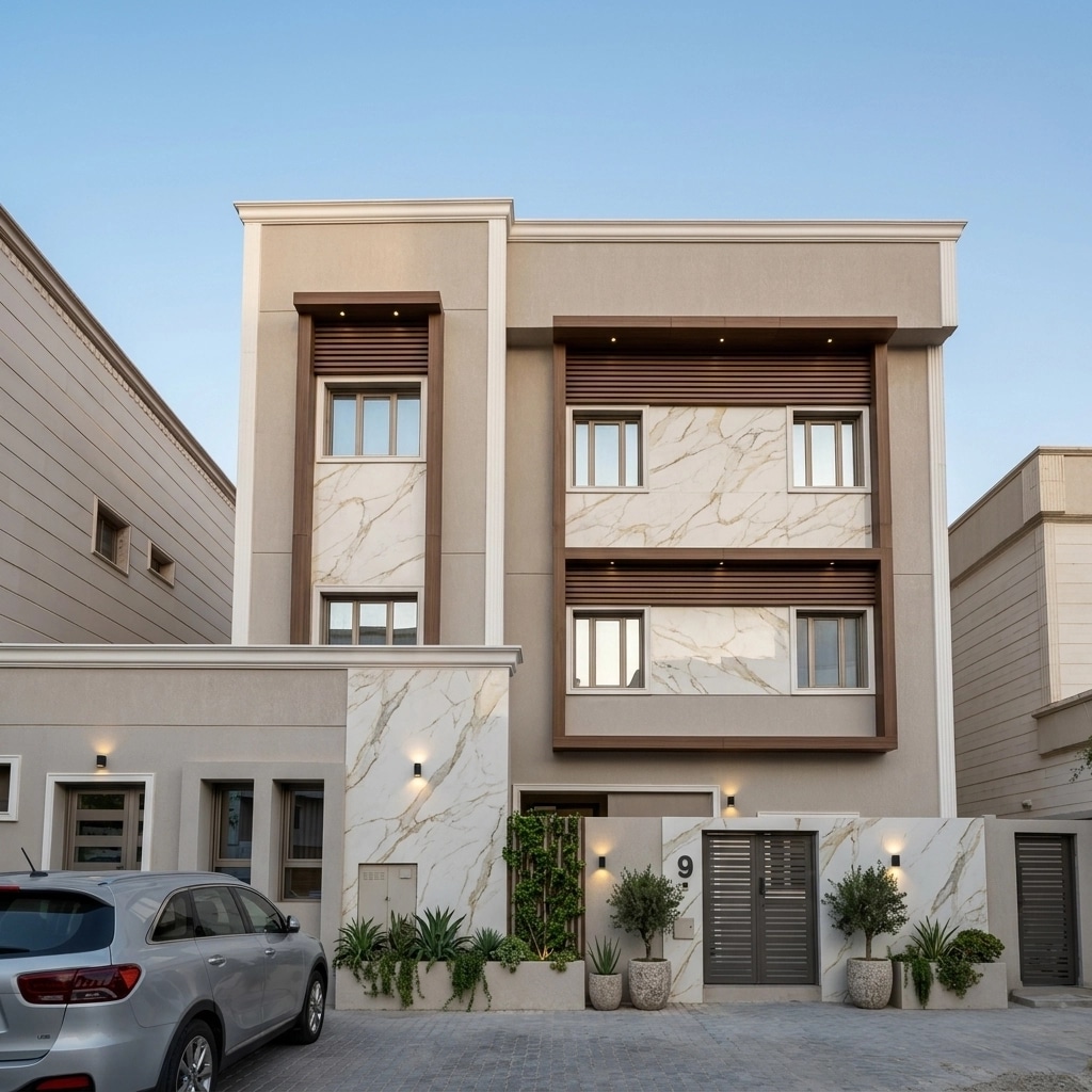 Contemporary Facade Facade design — facade photo by GenRoom AI