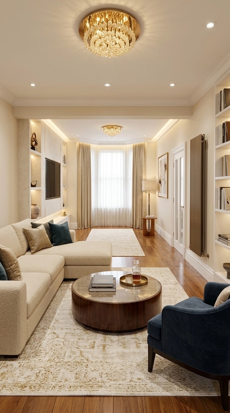 Interior design in Transitional style — Living Room by GenRoom AI