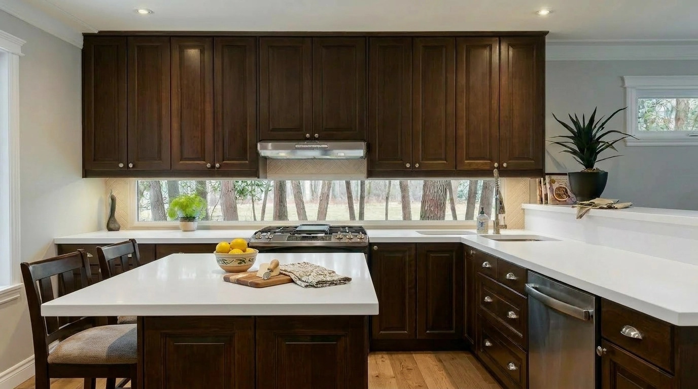Modern Farmhouse Dapur design — interior photo by GenRoom AI