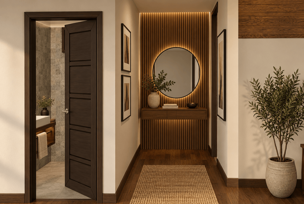 Hallway interior in no_style style — photo by GenRoom AI