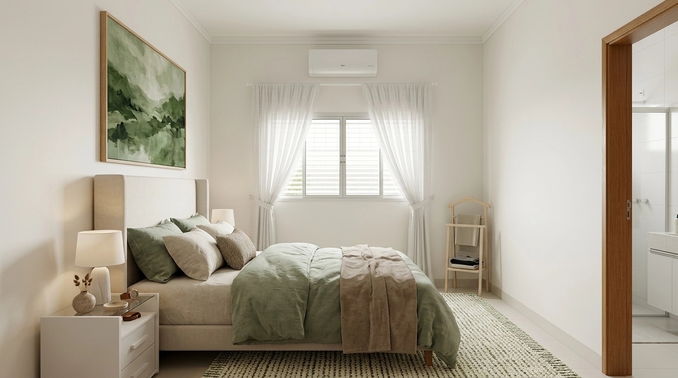Interior design in Scandinavian style — Bedroom by GenRoom AI