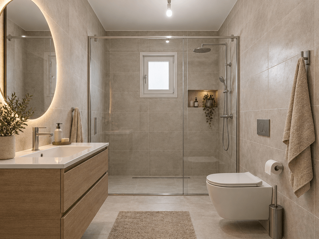 Bathroom interior in no_style style — photo by GenRoom AI