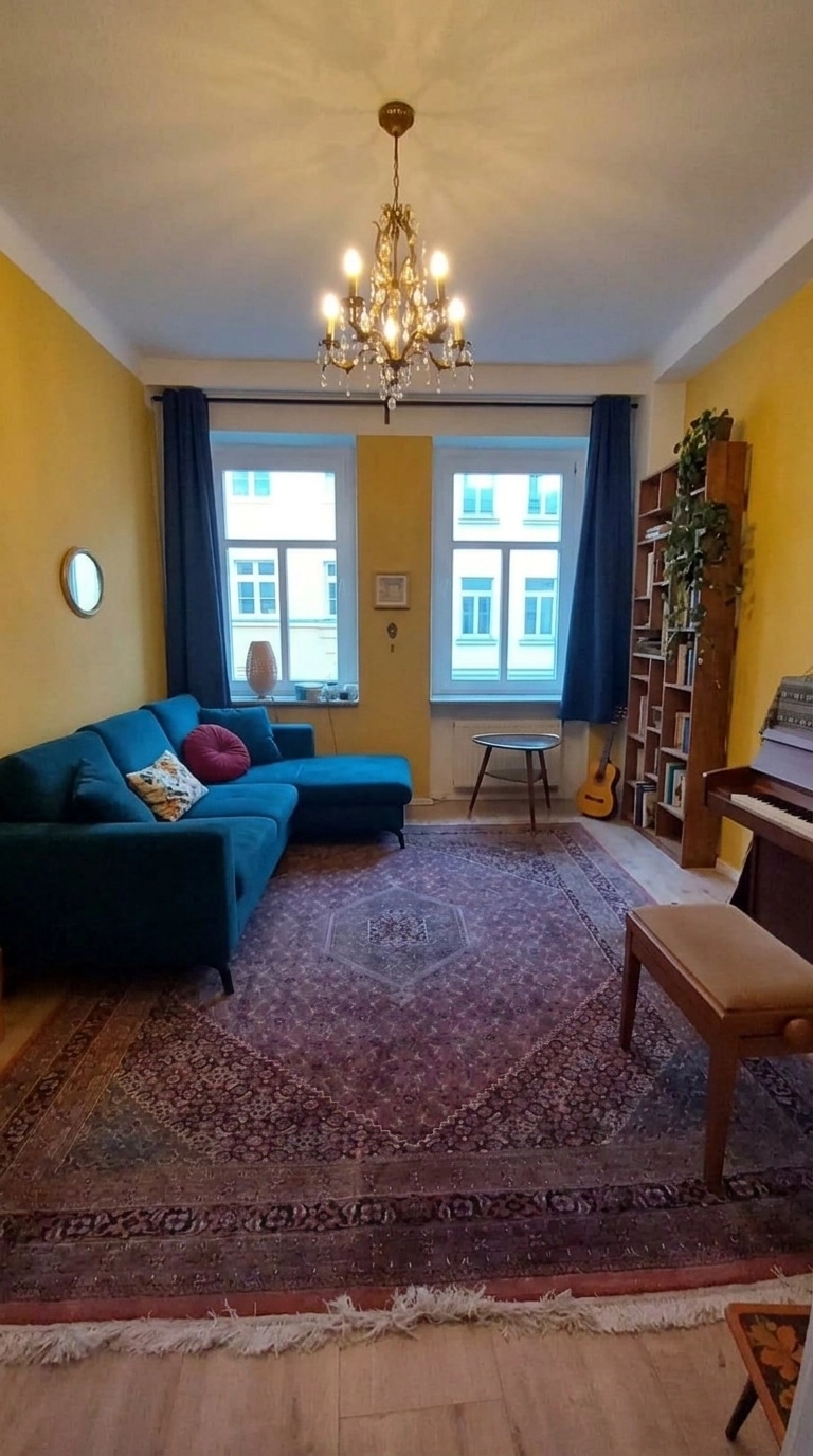 Interior design in Eclectic style — Living Room by GenRoom AI