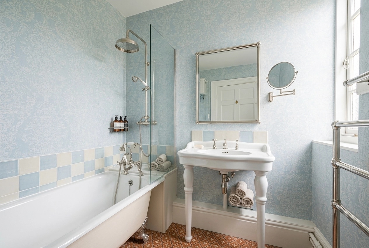 British Bathroom design — interior photo by GenRoom AI