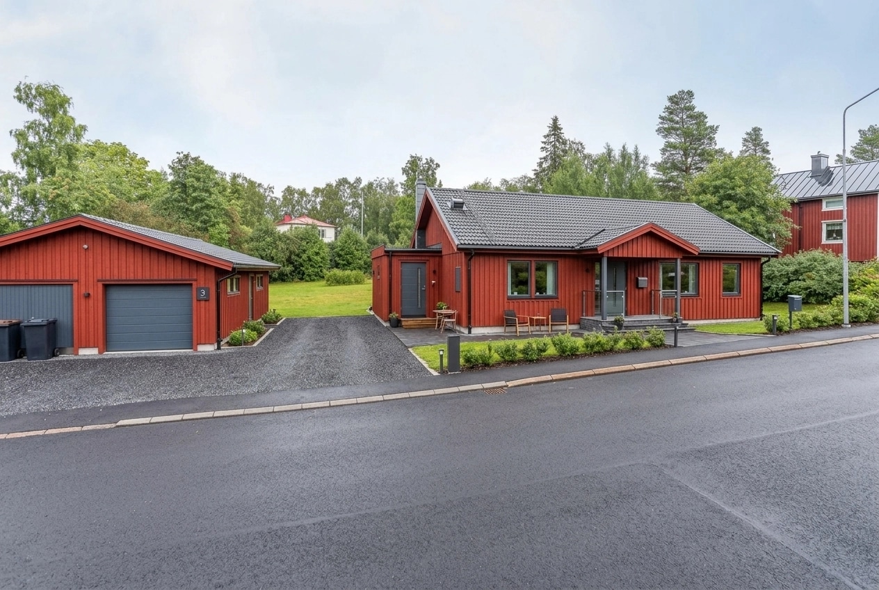 Scandinavian Facade Facade design — facade photo by GenRoom AI