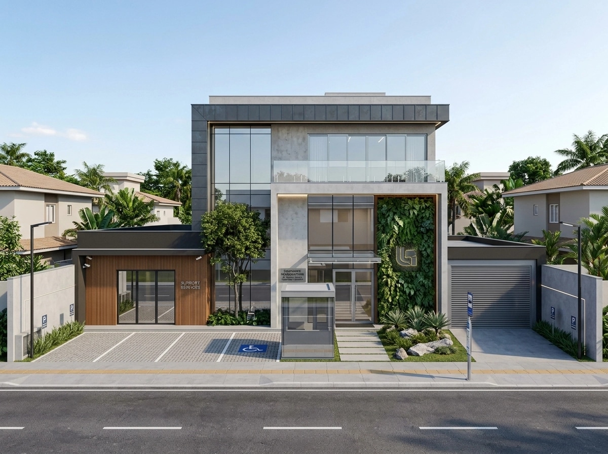 Contemporary Facade Facade design — facade photo by GenRoom AI