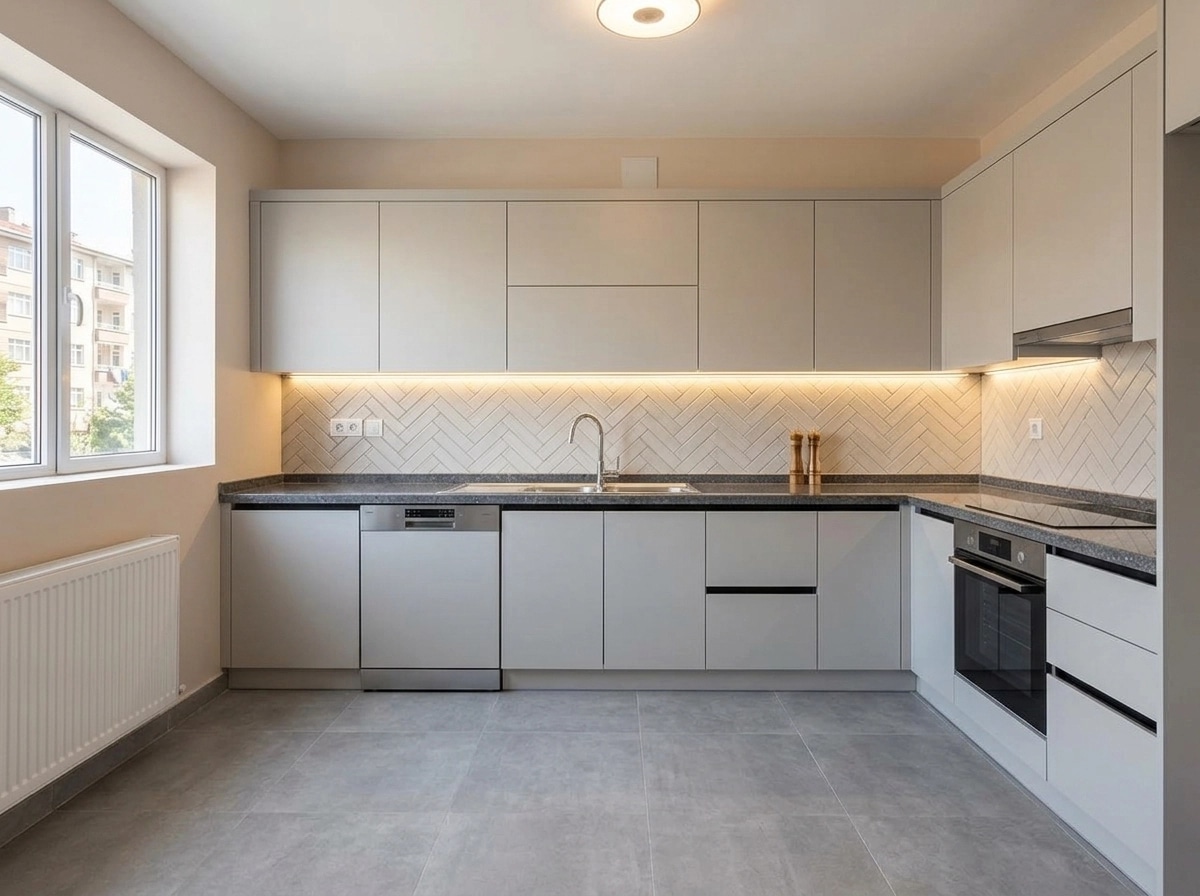 Kitchen interior in no_style style — photo by GenRoom AI
