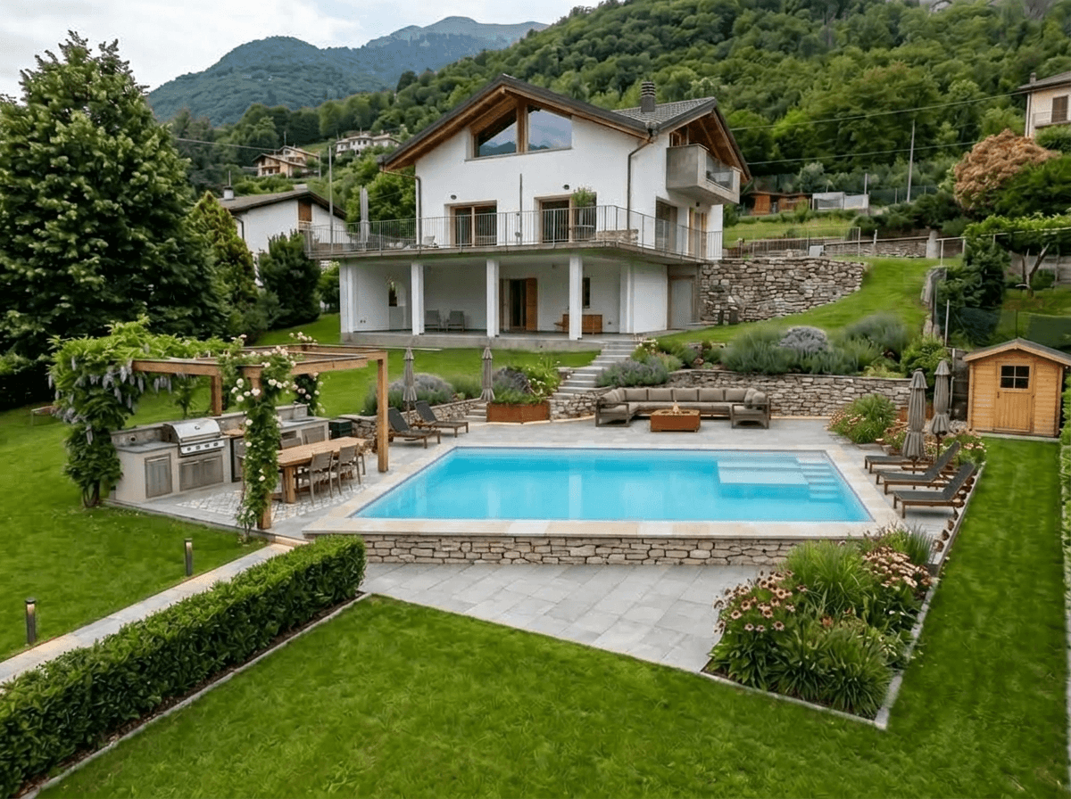 Yard design in no_style style — photo by GenRoom AI