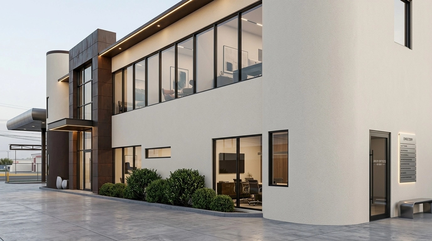 Minimalist Facade Facade design — facade photo by GenRoom AI