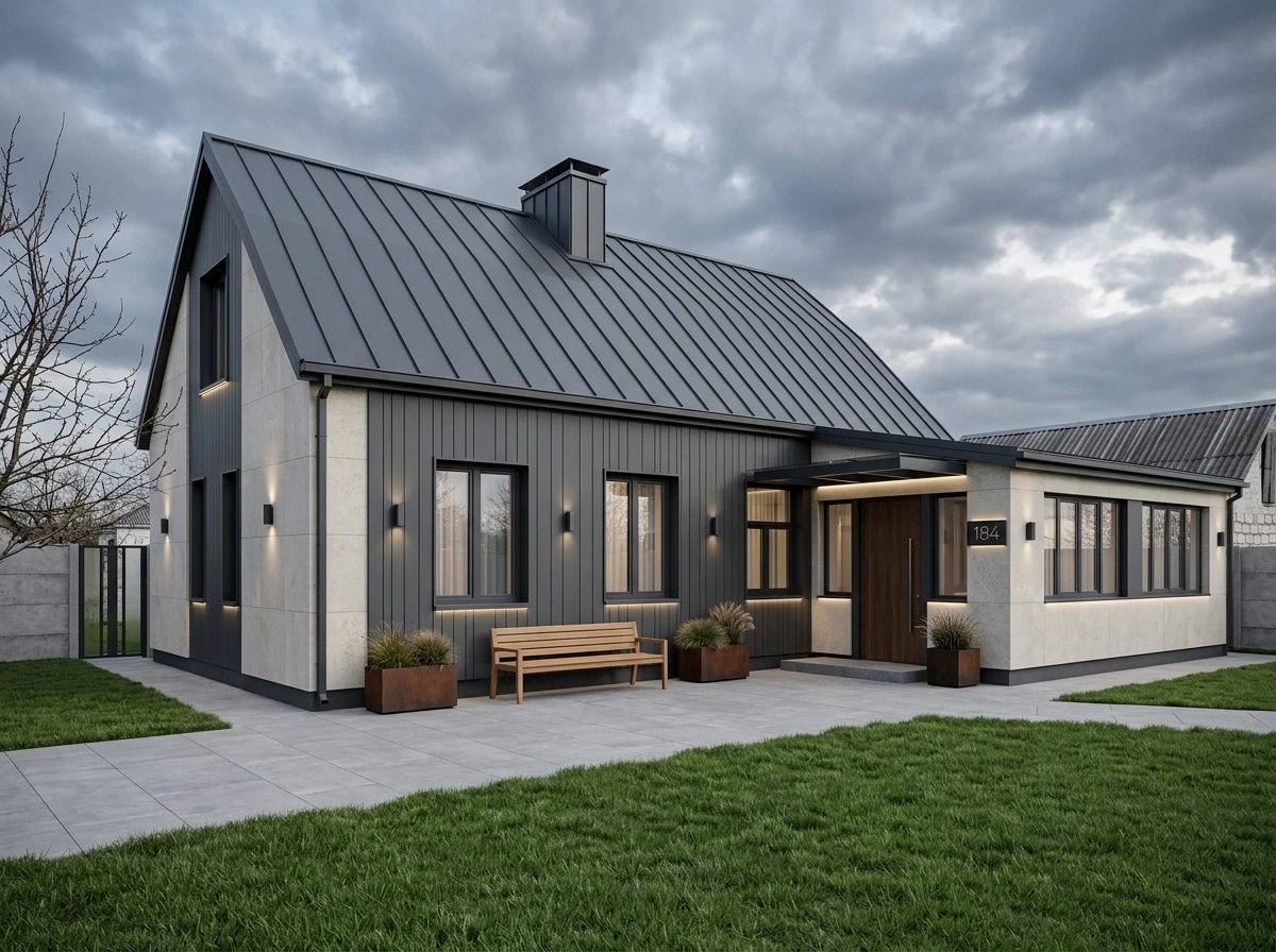 Contemporary Facade Πρόσοψη design — facade photo by GenRoom AI