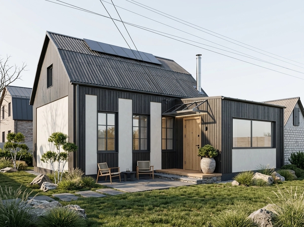 Scandinavian Facade Facade design — facade photo by GenRoom AI