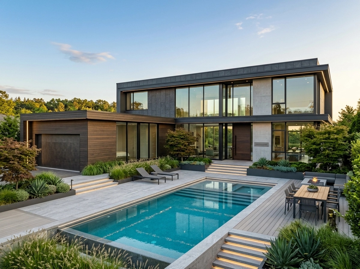 Contemporary Facade Facade design — facade photo by GenRoom AI