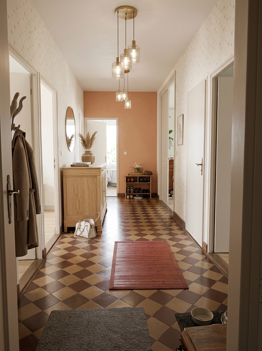Hallway interior in Contemporary style — photo by GenRoom AI