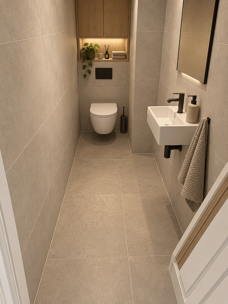Interior design in Minimalism style — Bathroom by GenRoom AI