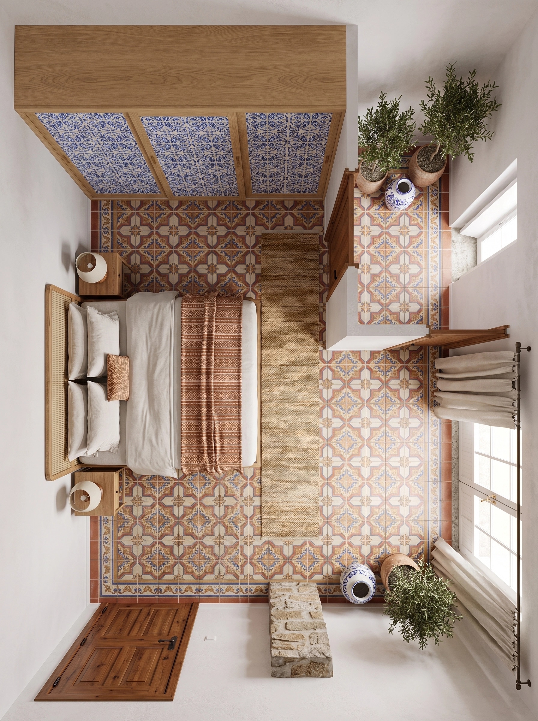 Interior design in Portuguese Modern style — Living Room by GenRoom AI