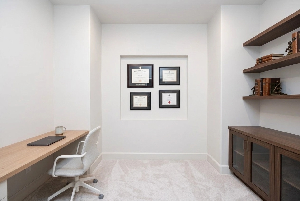 Office interior in no_style style — photo by GenRoom AI