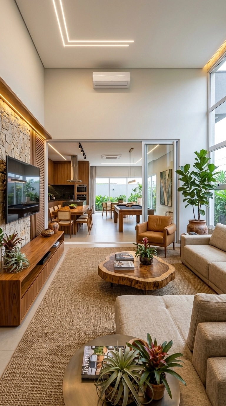 Interior design in Contemporary style — Living Room by GenRoom AI