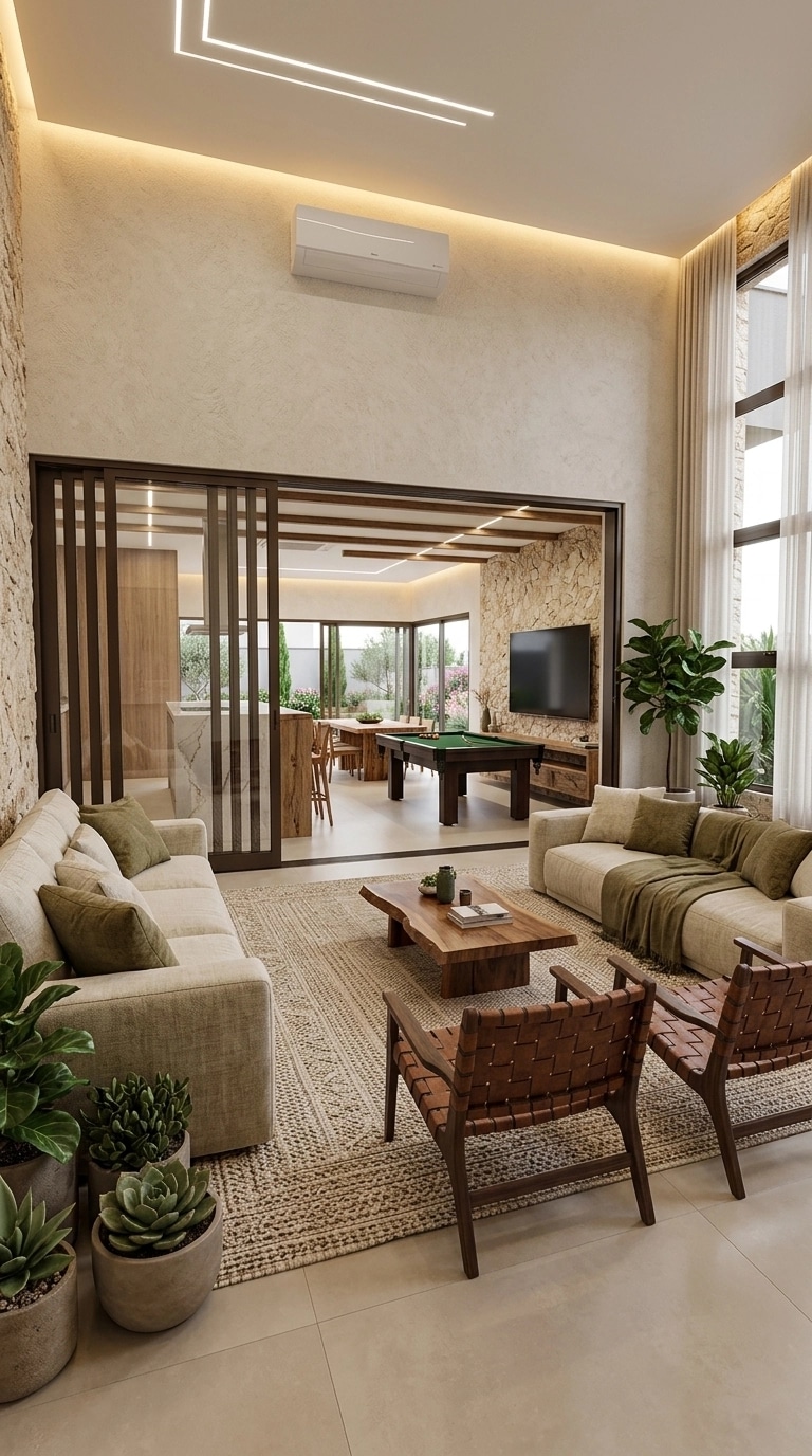 Interior design in Mediterranean style — Living Room by GenRoom AI
