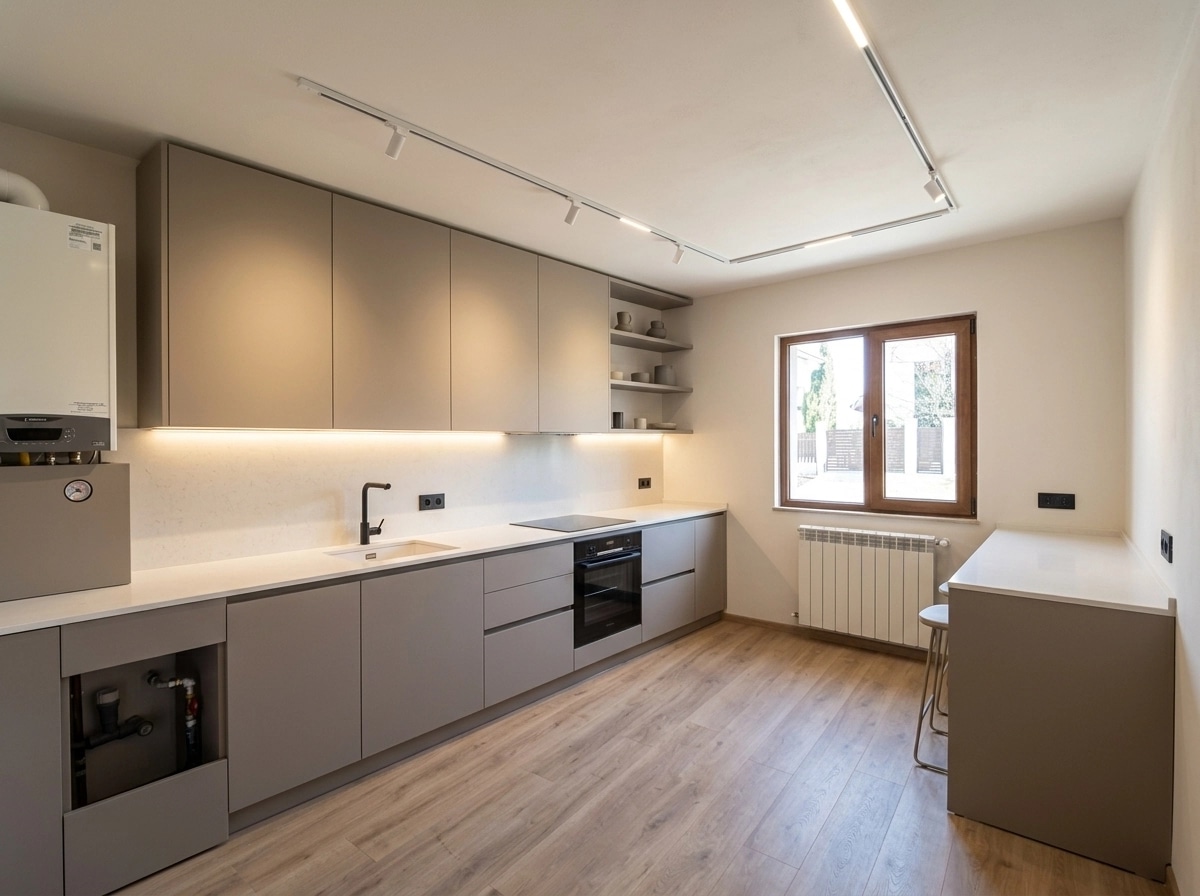 Minimalism Κουζίνα design — interior photo by GenRoom AI