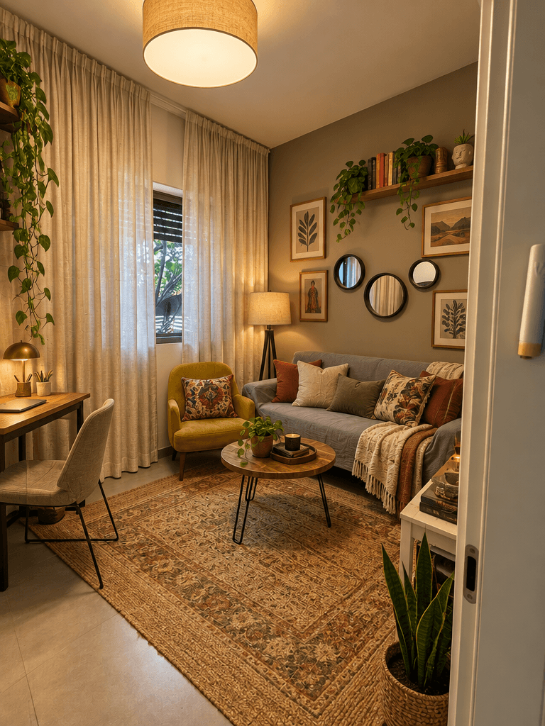 Interior design in Eclectic style — meeting_room by GenRoom AI