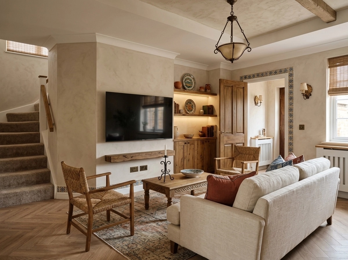 Interior design in Mediterranean style — Living Room by GenRoom AI