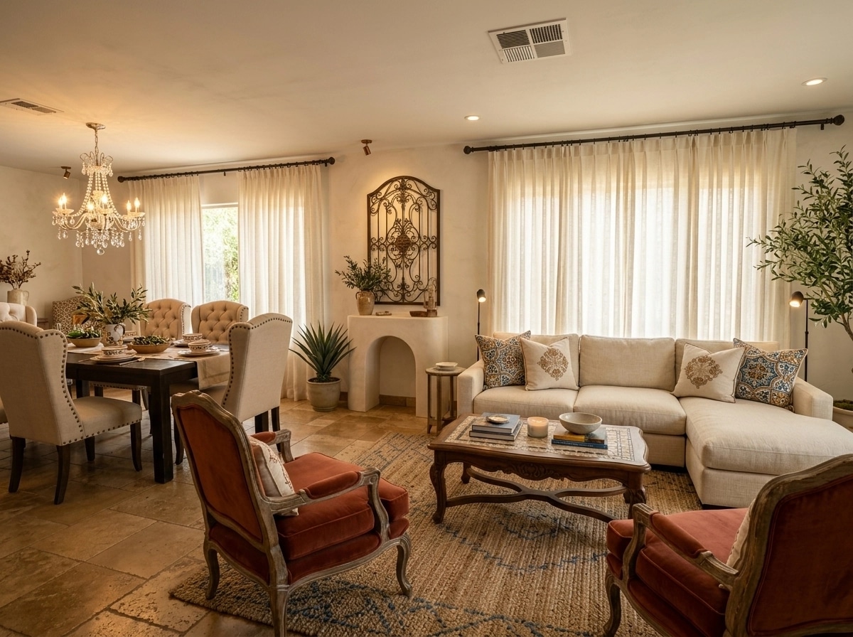 Interior design in Mediterranean style — Living Room by GenRoom AI