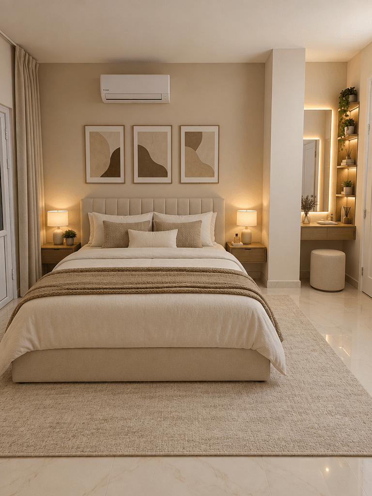 Minimalism Bedroom design — interior photo by GenRoom AI