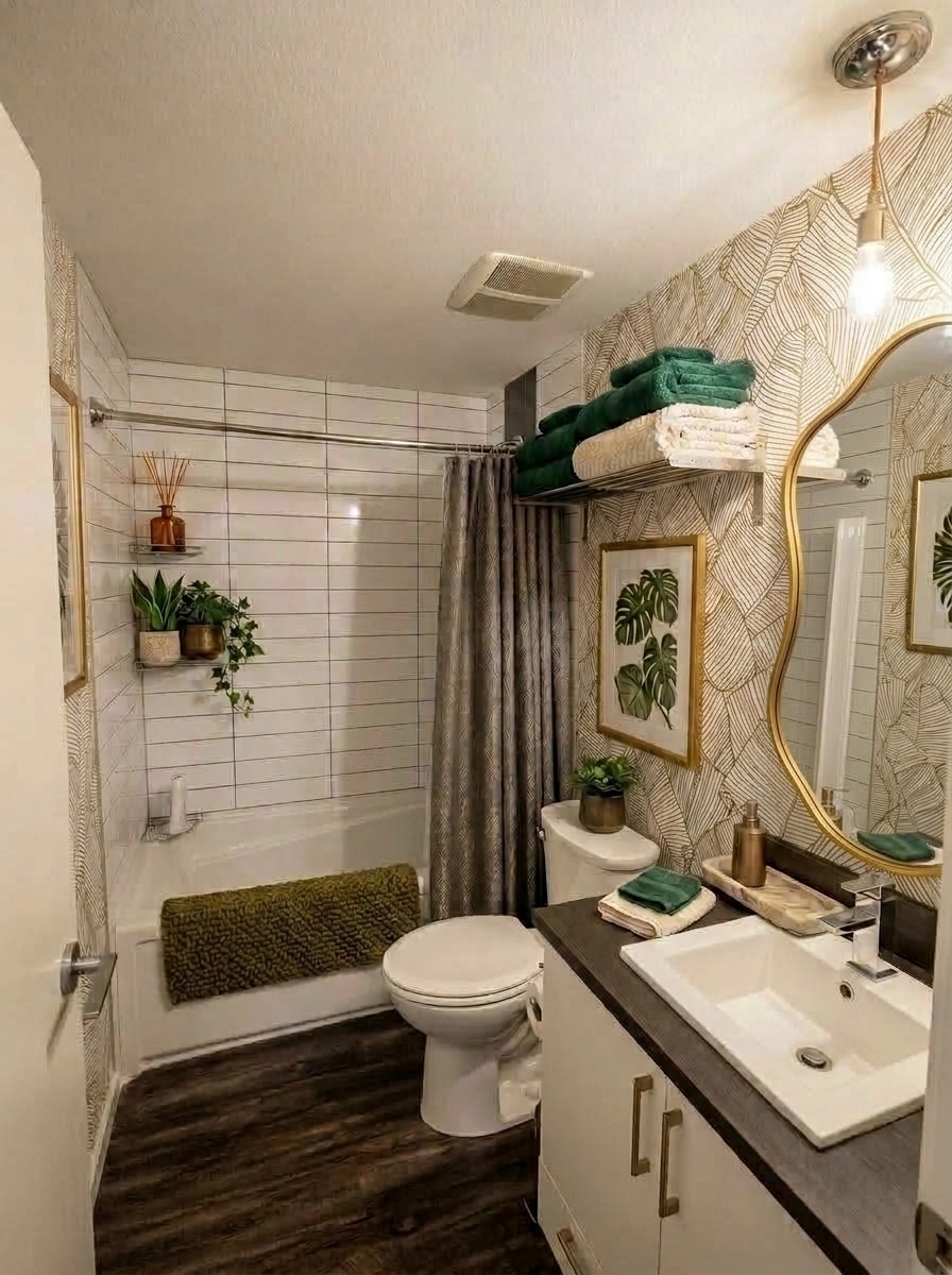Bathroom interior in no_style style — photo by GenRoom AI