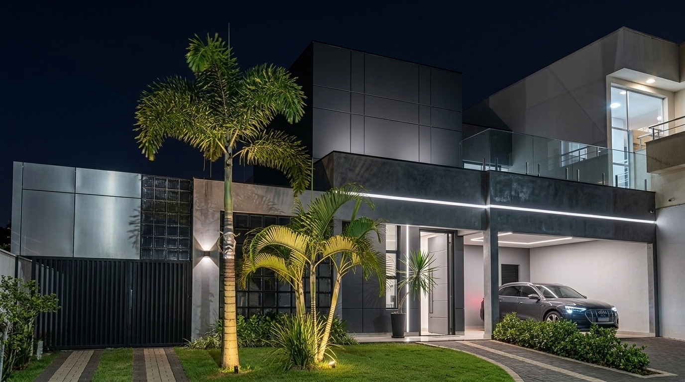 Hi-Tech Facade Facade design — facade photo by GenRoom AI