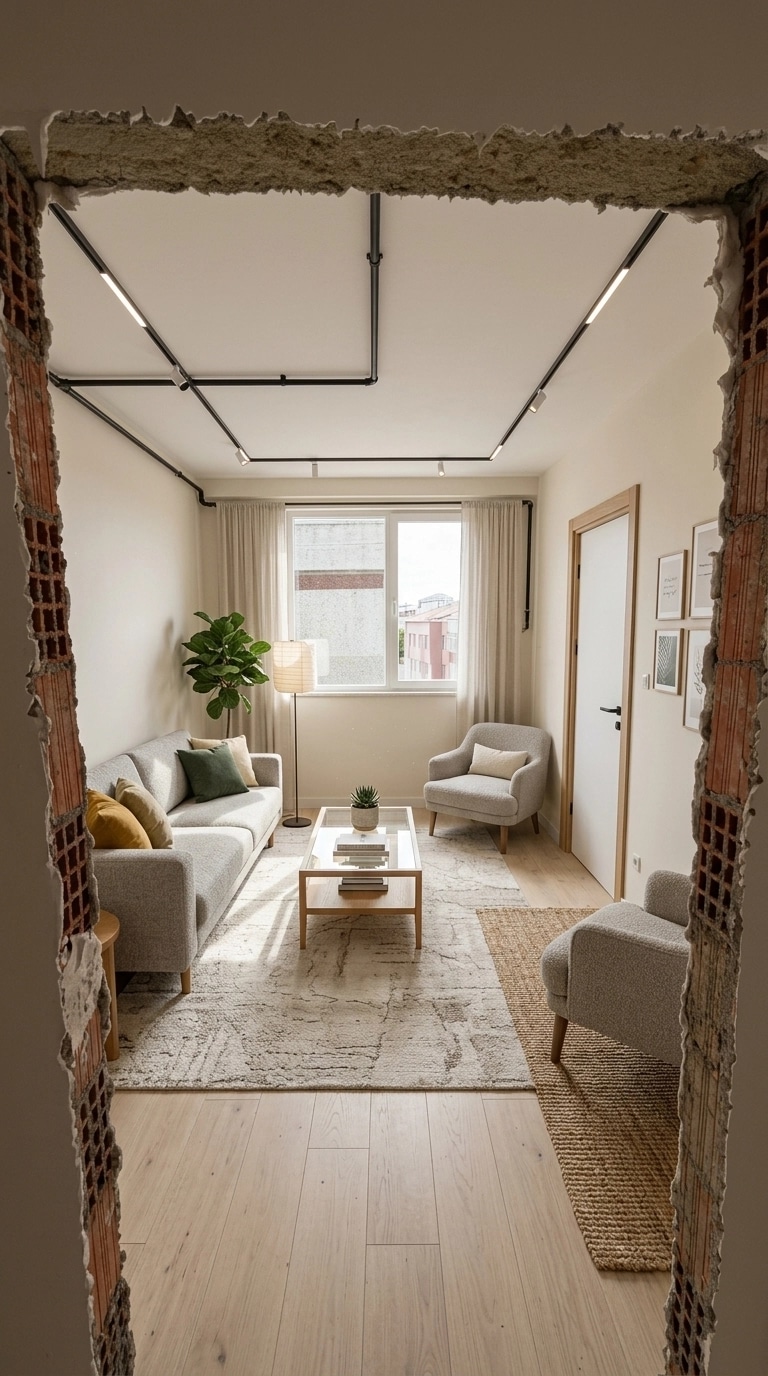Scandinavian Living Room design — interior photo by GenRoom AI