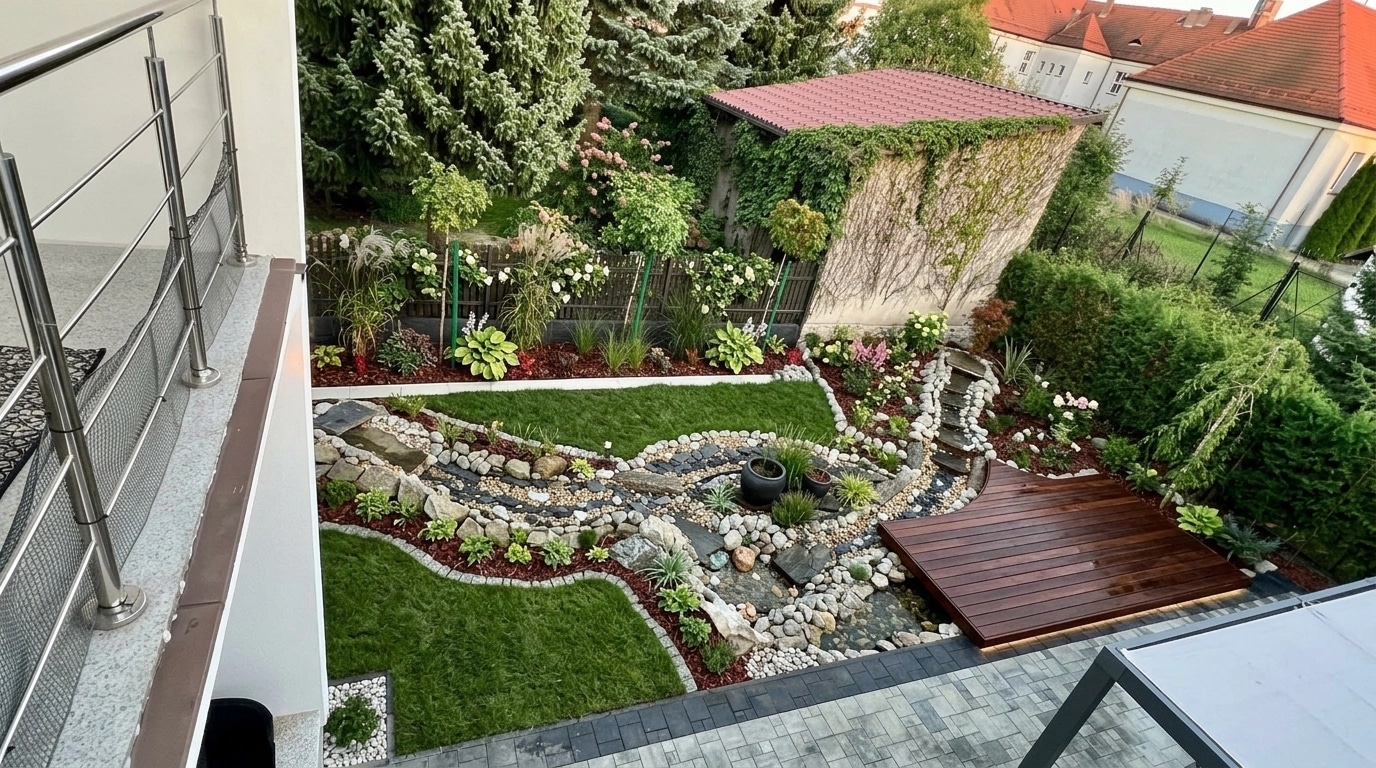 Yard design in no_style style — photo by GenRoom AI