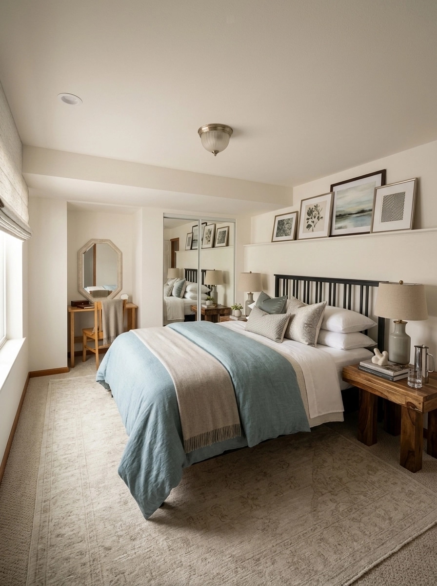 Interior design in Transitional style — Bedroom by GenRoom AI