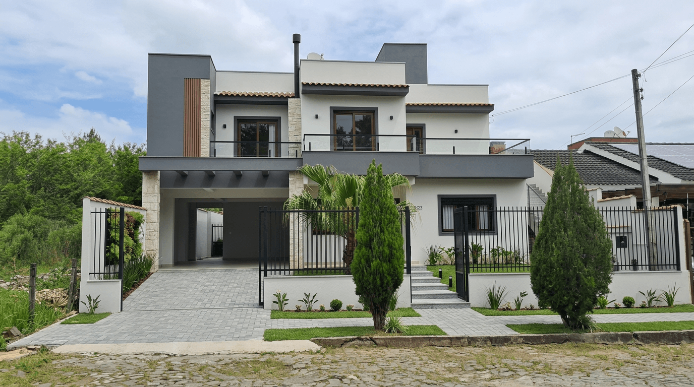 Facade design in no_style style — photo by GenRoom AI