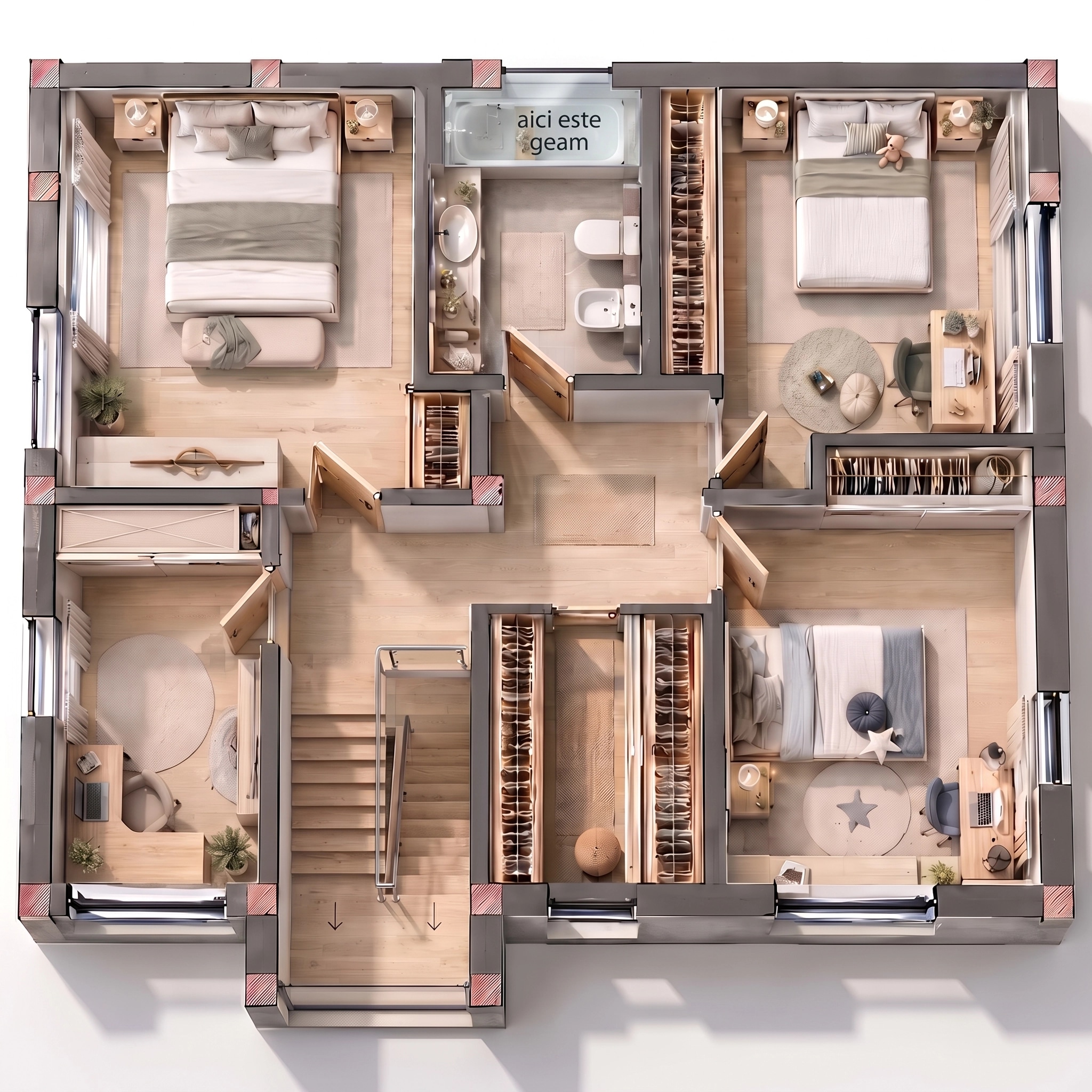 Interior design in Contemporary style — Living Room by GenRoom AI