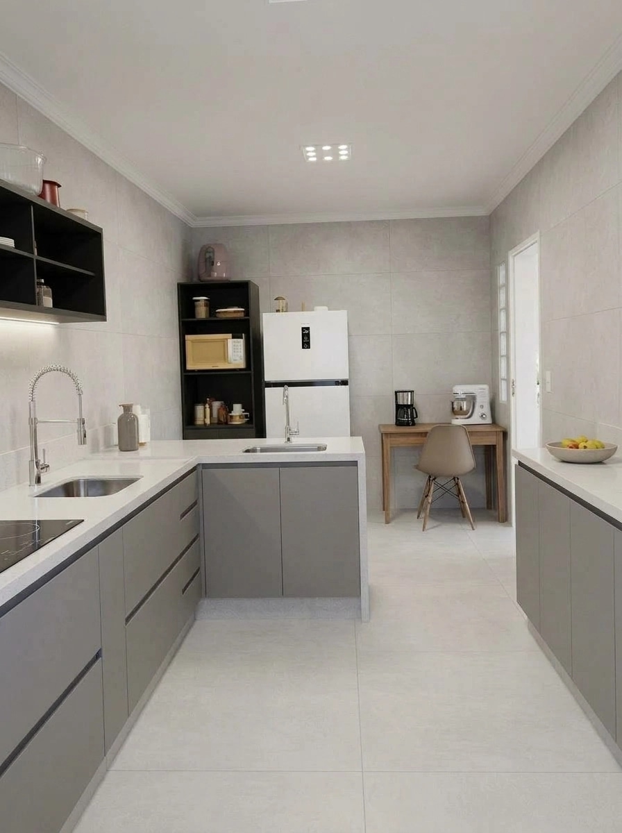 Kitchen interior in no_style style — photo by GenRoom AI