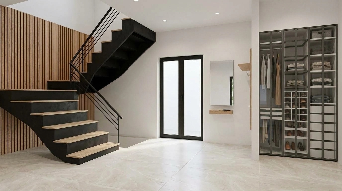 Hallway interior in no_style style — photo by GenRoom AI