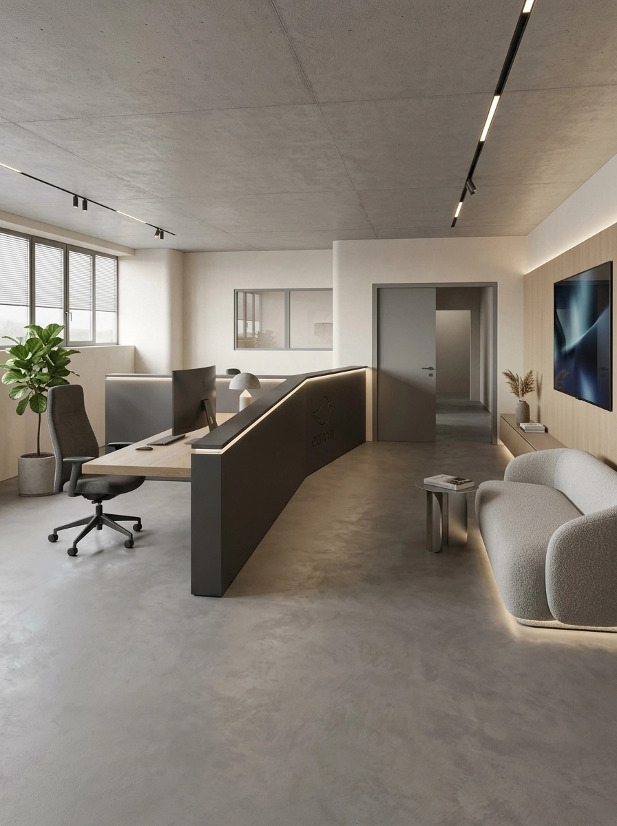 Interior design in Minimalism style — home_office by GenRoom AI