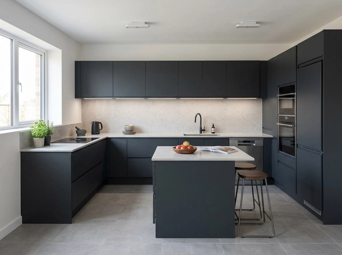 Interior design in Contemporary style — Kitchen by GenRoom AI