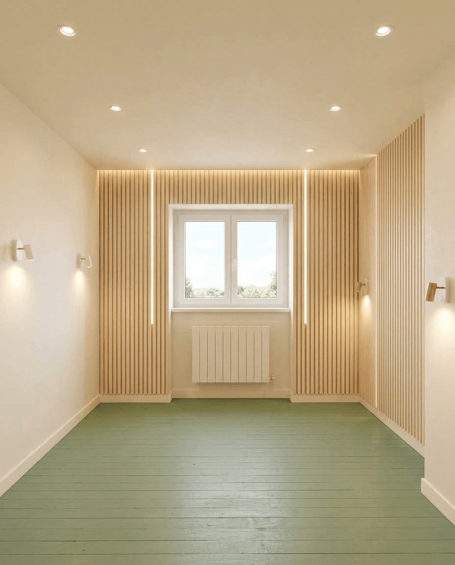 Interior design in Scandinavian style — Office by GenRoom AI