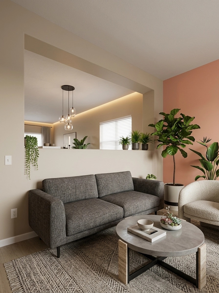 Interior design in Contemporary style — Living Room by GenRoom AI