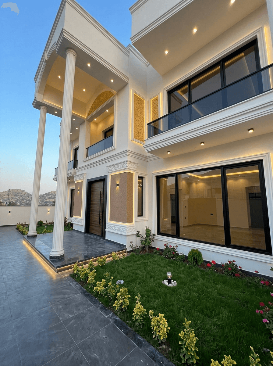 Cephe tasarımı Contemporary Facade stili — Cephe GenRoom AI