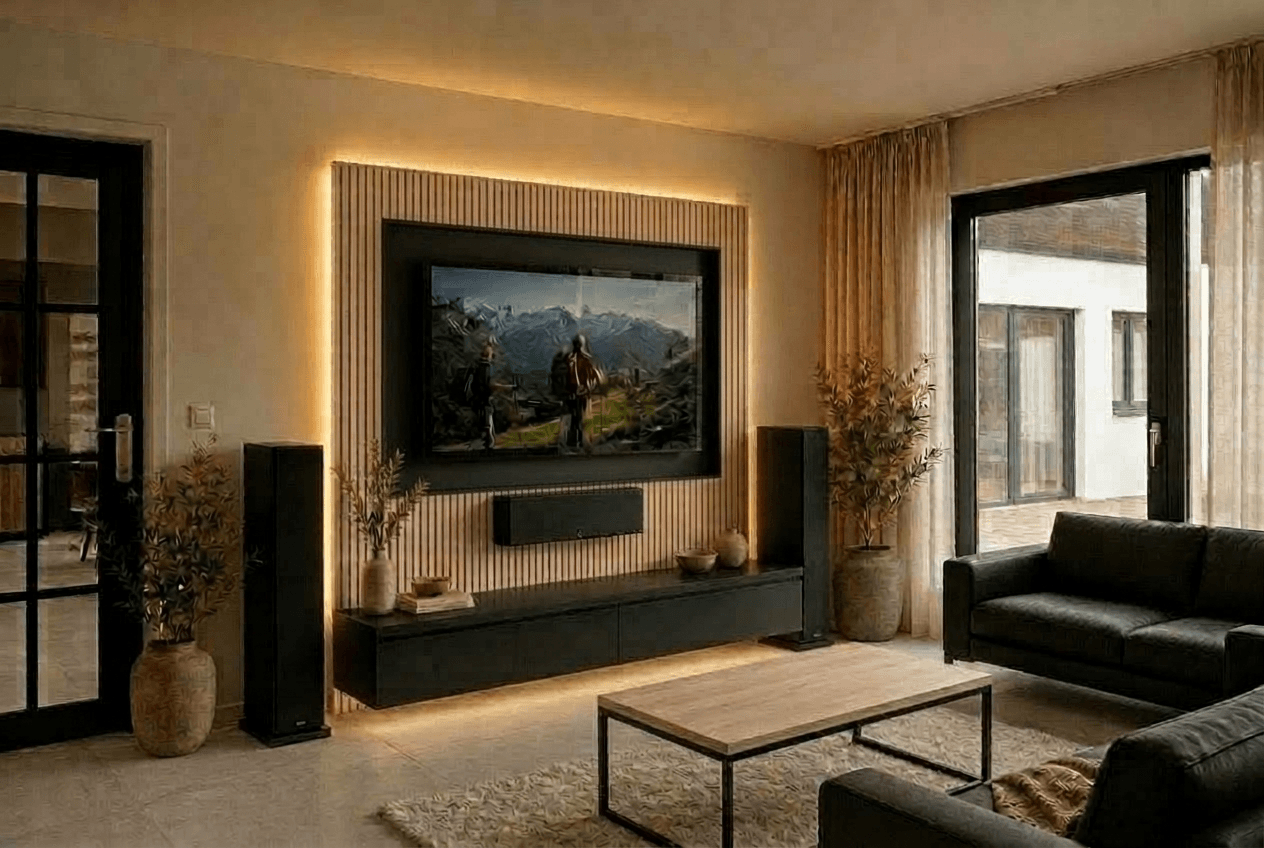 Interior design in Japandi style — Living Room by GenRoom AI
