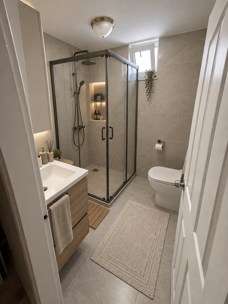 Interior design in Minimalism style — Bathroom by GenRoom AI