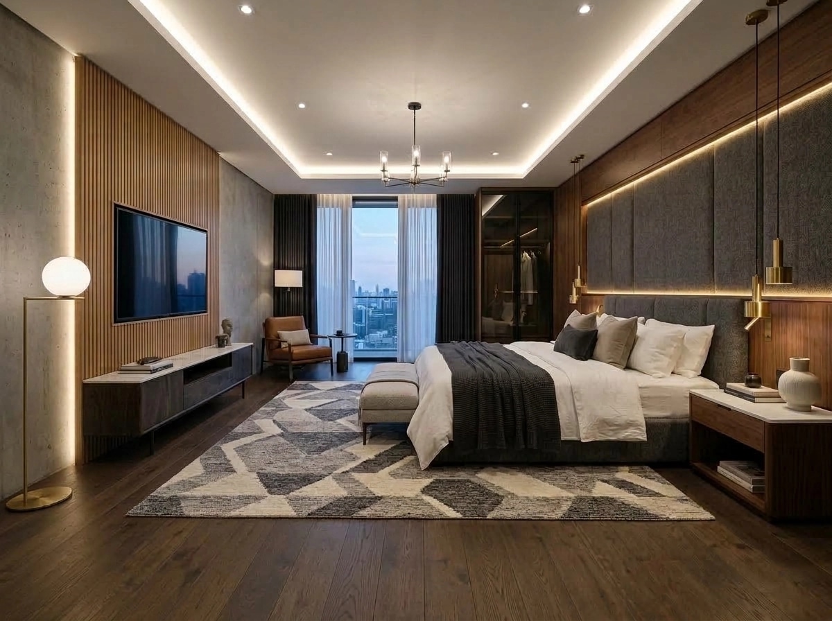 Interior design in Contemporary style — Bedroom by GenRoom AI