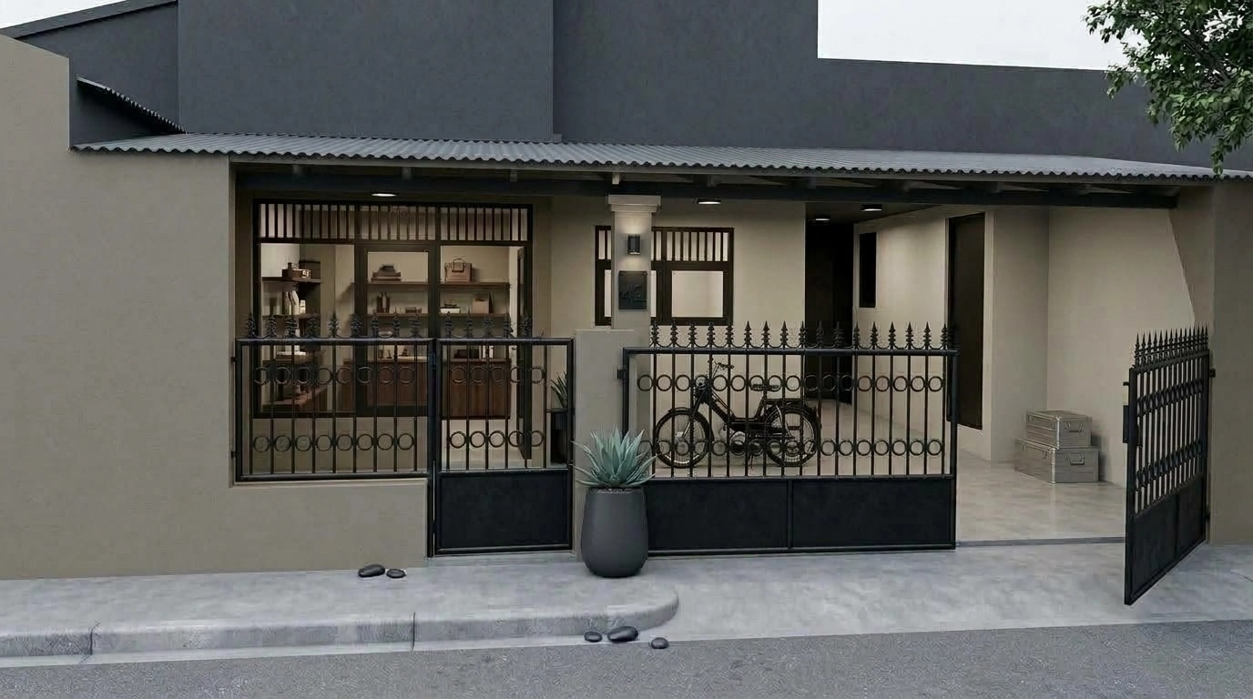 Minimalist Facade Facade design — facade photo by GenRoom AI