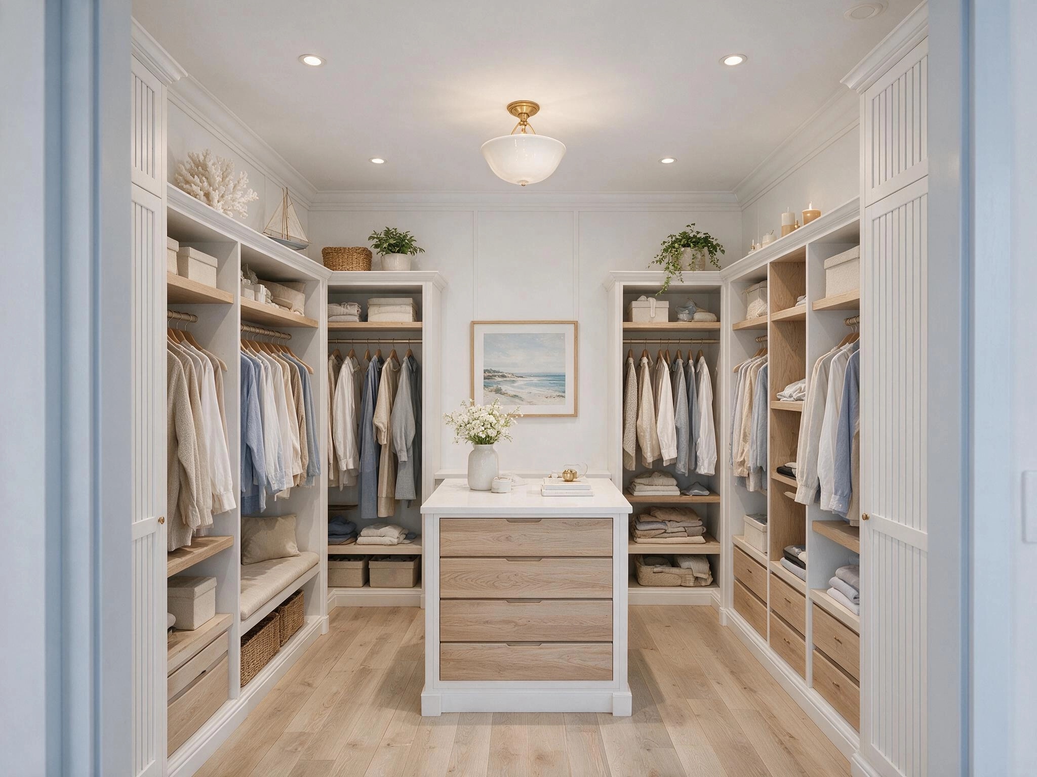 Diseño de interiores en estilo Coastal / Hamptons — wardrobe por GenRoom AI