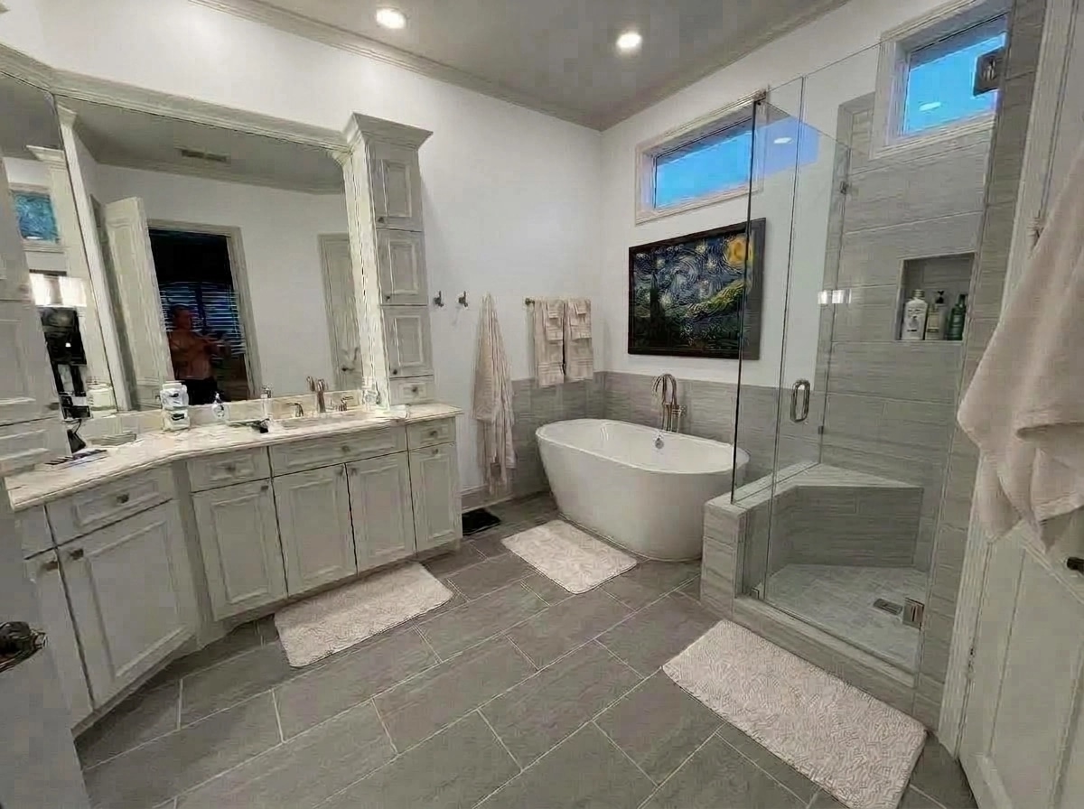 Bathroom interior in no_style style — photo by GenRoom AI